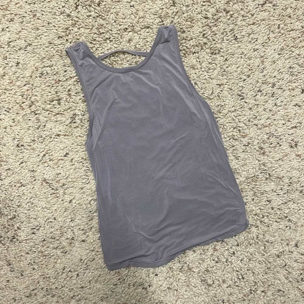 Lululemon Tank (open back with ruching) size 4